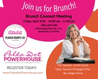 Placer County, CA Brunch Connect Meeting In Person April 25th (4th Friday! 10am-12pm PDT)