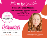 Placer County, CA Brunch Connect Meeting In Person Feb 21st (10am-12pm PDT) 