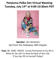 Petaluma Polka Dot Powerhouse Virtual Connect at 9am PST featuring Jen Vertanen