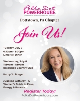 POTTSTOWN – Dinner Meeting - Tuesday July 7, 2026 - 6:30 PM ~ Kathy Jo Burgett 