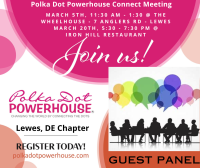 March 5, 2025 Lewes Chapter Luncheon 11:30-1:30 EST