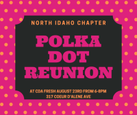 8/23 North Idaho Chapter Reunion 6:00-8:00pm (PST) In-Person